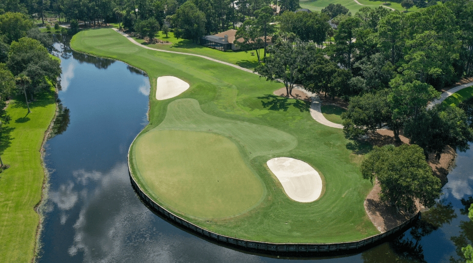 TPC Sawgrass Dye's Valley Course Outline print 