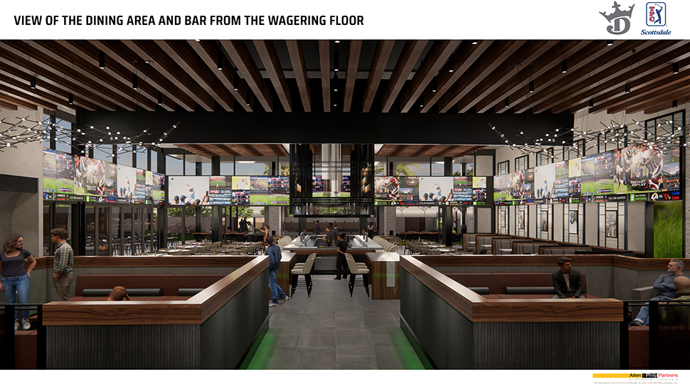 Look: TPC Scottsdale, DraftKings reveal renderings for sportsbook